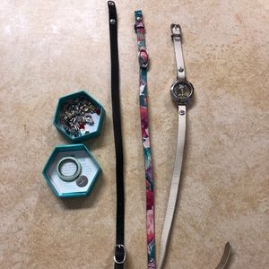 Origami Owl wrap bracelet set